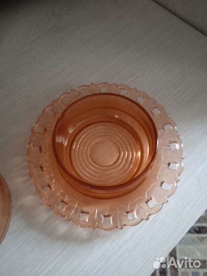 Масленка цветное стекло