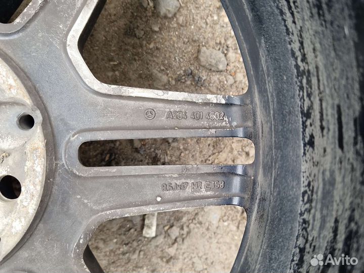 Диски R17 оригинал AMG мерседес w204