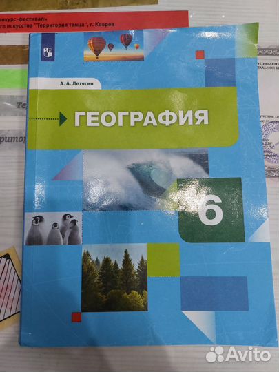 География 6 класс летягин