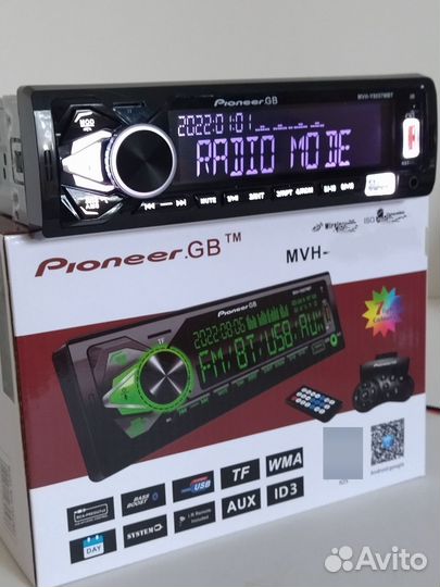 Автомобильная магнитола Pioneer с блютузом