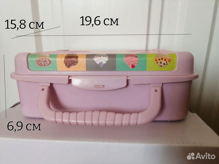 Ланчбокс для девочки 15,8x19,6x6,9 см