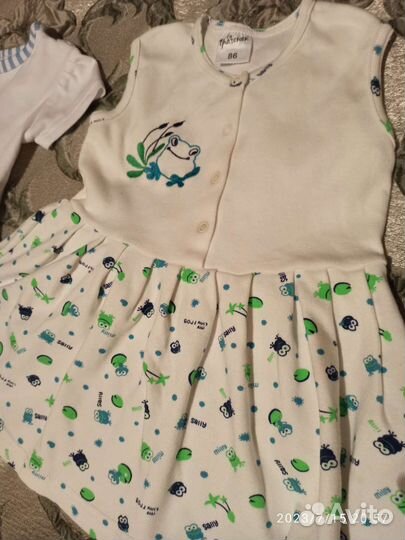 Одежда пакетом для девочки 86 92