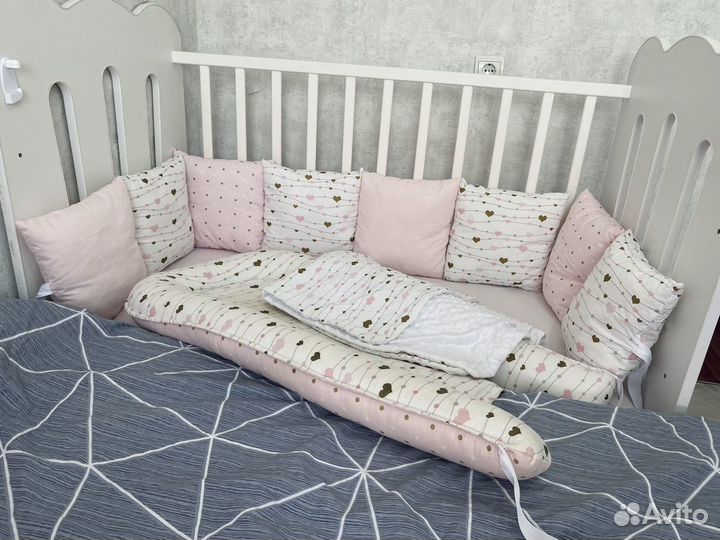 Бортики в детскую кроватку