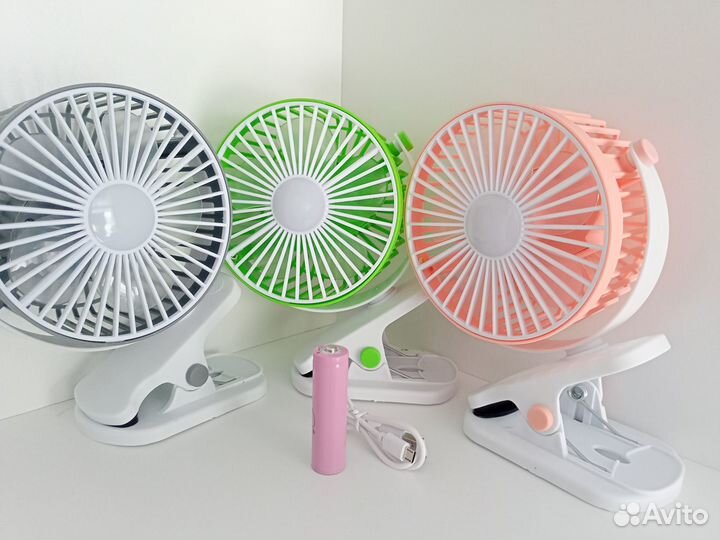 Вентилятор настольный на аккумуляторе