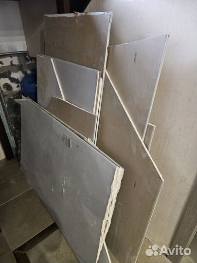 Гипсокартон остатки