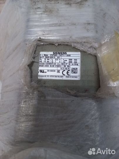 Двигатель siemens 1fk7085-7af71-1ah0