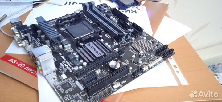 Плата gigabyte GA-78LMT-USB3 R2 SocAM3+ AMD 760G