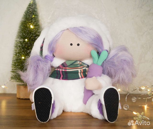 Интерьерная кукла Снежка