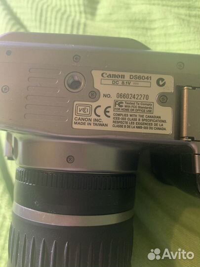 Фотоаппарат Canon Rebel EOS Digital c обьективом