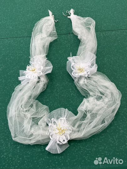 Свадебные украшения на машину