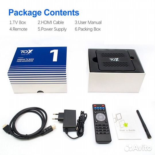 Ugoos TOX1 TV box Amlogic S905X3 4Gb 32Gb iptv