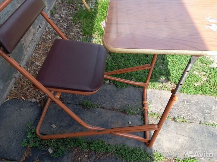 Стол и стул складные