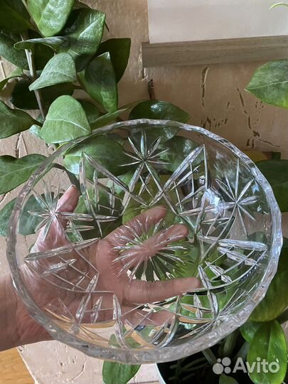 Фруктовница ваза хрусталь