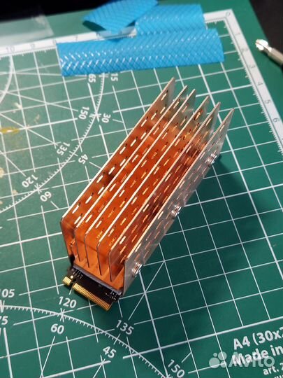 Радиатор SSD M.2 2280 медный