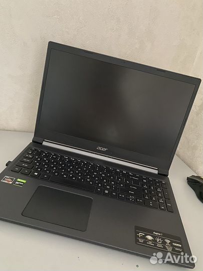 Игровой ноутбук Acer aspire 7 A715 42-G - R4QV