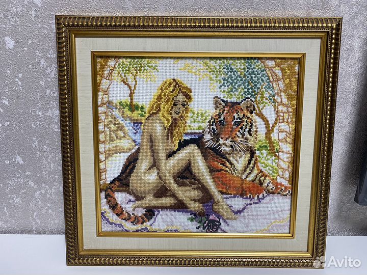Вышивка крестиком готовая