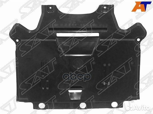 Защита двигателя Audi A4 08-12 (Задняя часть)