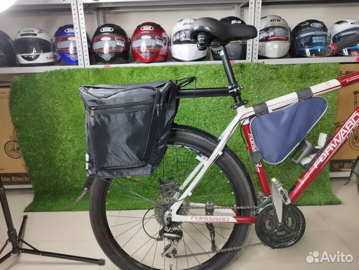 Велосумка на багажник. Новая. Цвет черный