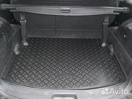 Коврики(резина) в багажник Chevrolet Lanos