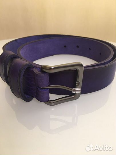 Мужской кожаный ремень ручной работы