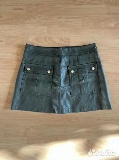 Мини юбка с подкладом шорты zara