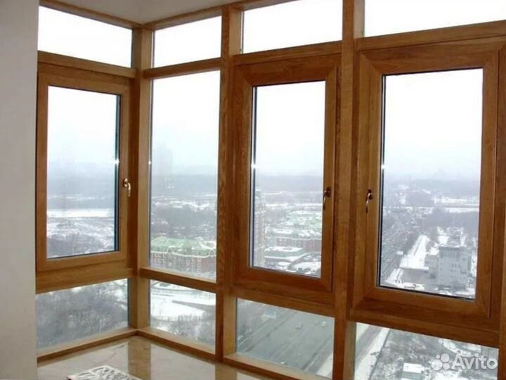 Окна деревянные