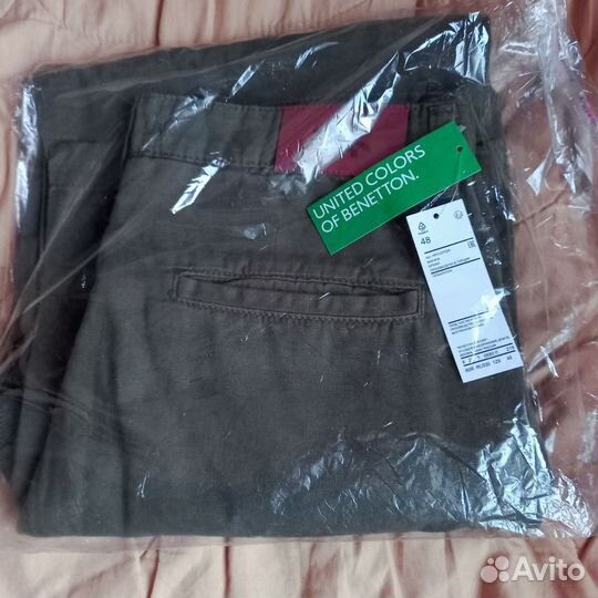 Брюки бэгги- карго benetton