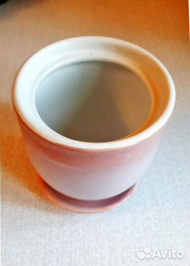 Кашпо для цветов подвесное + горшок керамический