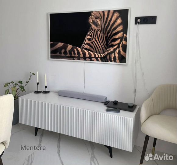 Тумба тв Bravo с фрезеровкой (конструктор)