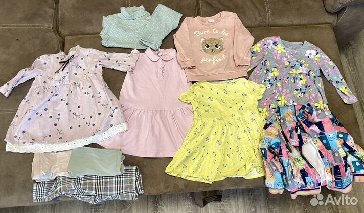 Вещи пакетом на девочку 86-92