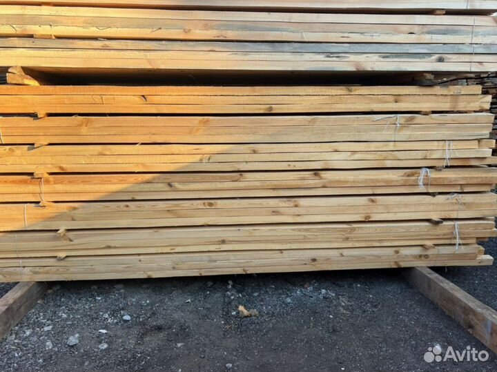 Доска обрезная 25х150х6000мм от производителя