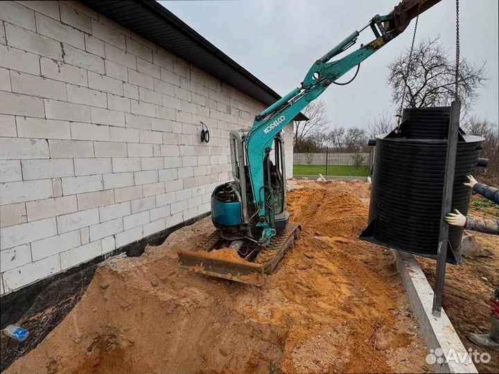 Автономная канализация для ферм с насосом