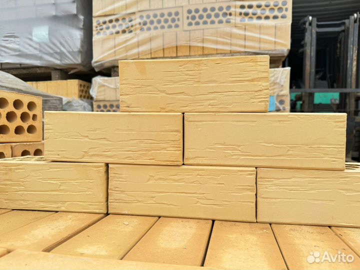 Кирпич облицовочный Солома гладкая 1,4 нф