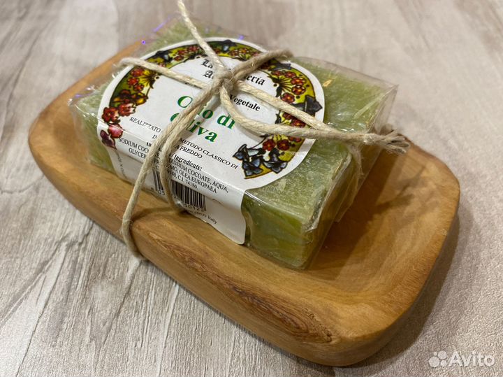 Итальянское мыло оливковое ручная работа