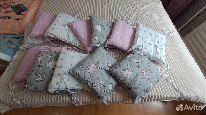 Бортики в детскую кроватку