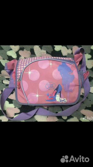 Сумка школьная на плечо,модная
