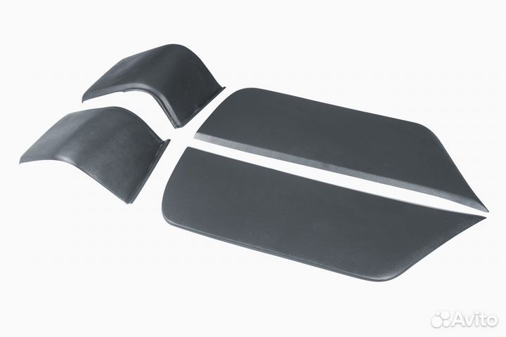 Пластмассовая защита на двери Газель