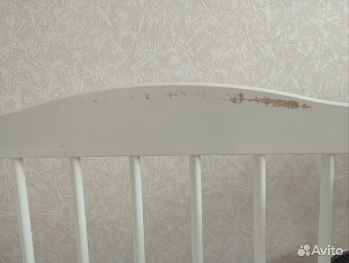 Детская кровать Уралочка + столик пеленальный Икеа