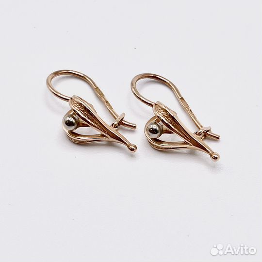 Золотые серьги 585 СССР