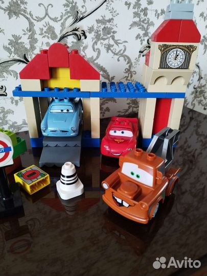 Lego duplo, Большой Бентли, Маккуин, Метр, тачки 2