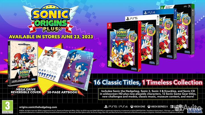 Sonic Origins Plus - Day One Edition PS4, русские