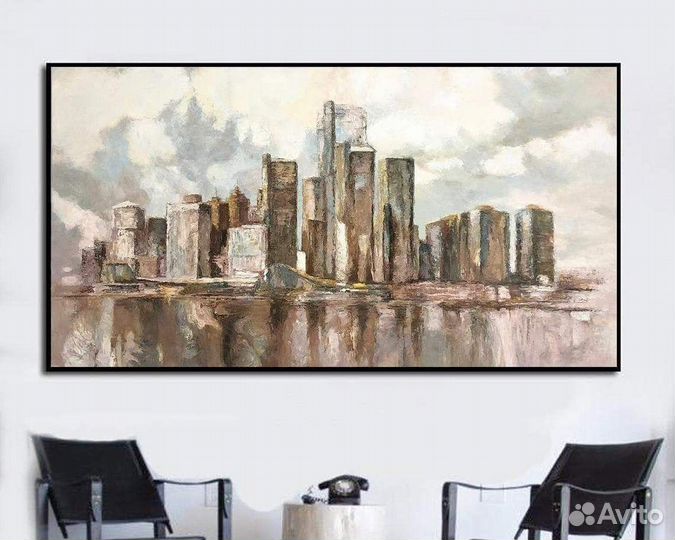 Большие абстракции картины маслом Беспл. доставка