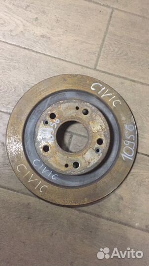 Диск тормозной задний Honda Civic 9 рест. 2015