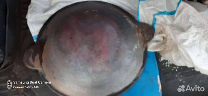 Сковорода садж чугунная