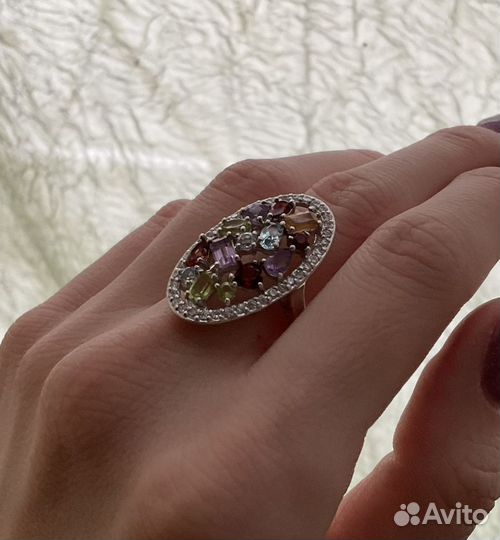 Кольцо. Микс. Серебро 925 проба