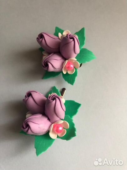 Резиночки для волос ручной работы