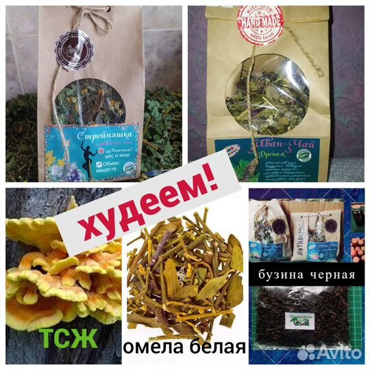 Янтарный иван-чай и целебные травы