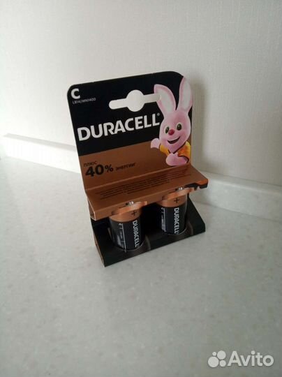 Батарейки Duracell C/LR14. Новые оригинал