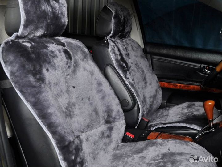 Меховые накидки на сиденья автомобиля Тюмень
