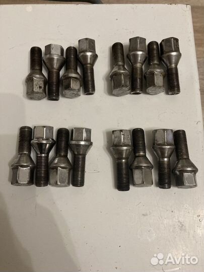 Болты колесные комплект M12 peugeot citroen